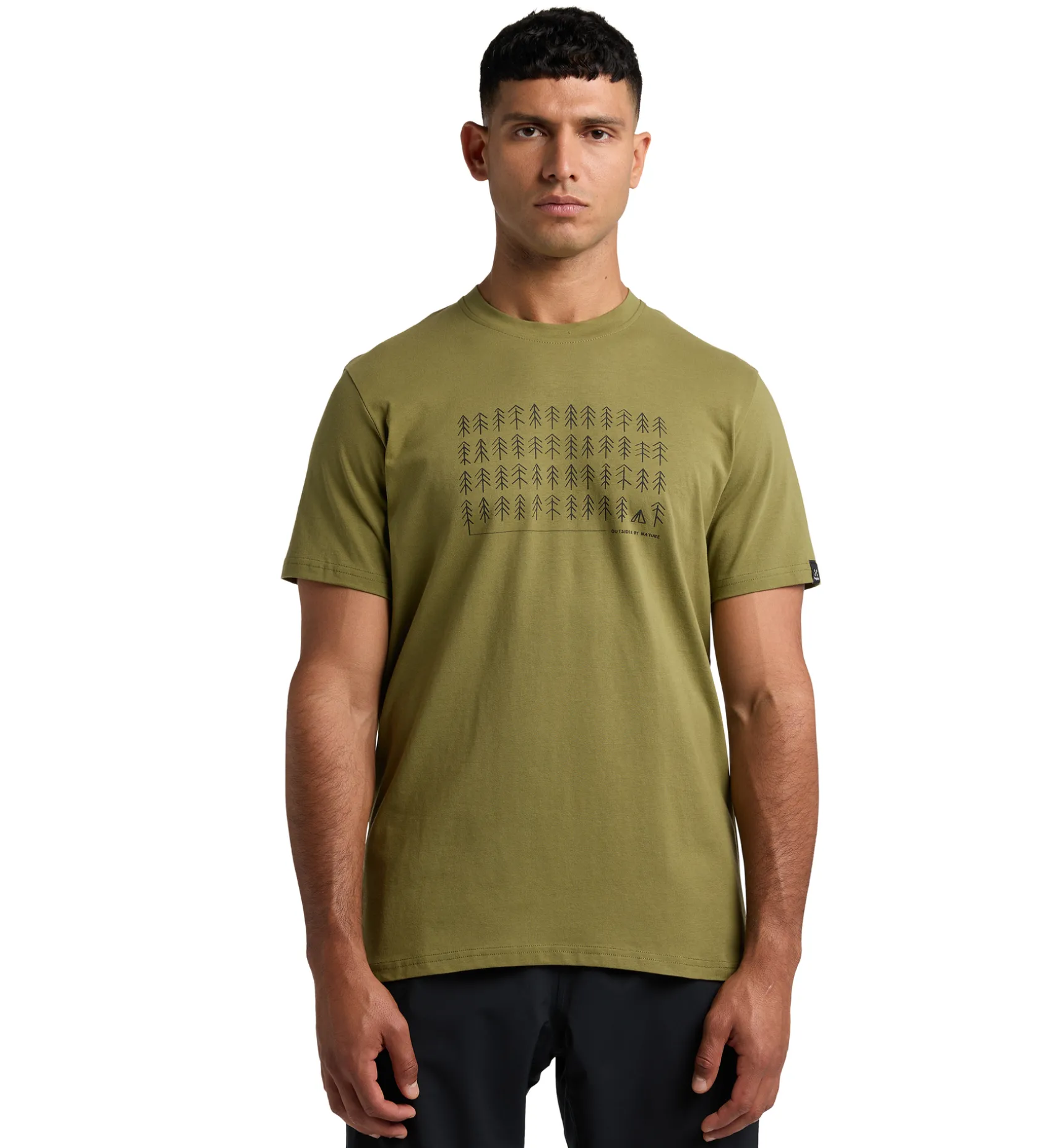 Outsider By Nature Print Tee Men